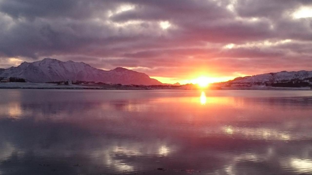 Lofothytter Offersoya Buitenkant foto